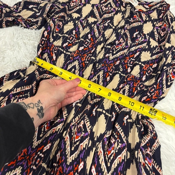 Anthropologie Holding Horses Mira Ikat Western Dress Size 4 - Picture 4 of 10